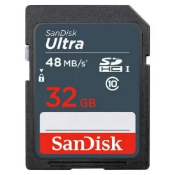 CARTAO MEM. 32GB SANDISK ULT48MBS SDHC CLASS 10