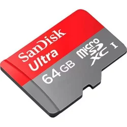 CARTAO MEM. 64GB SANDISK ULTRA MICROC 80MBPS
