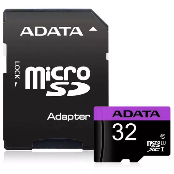 CARTAO DE MEMORIA 32GB ADATA MICROSDHC WITH ADAPTE-
